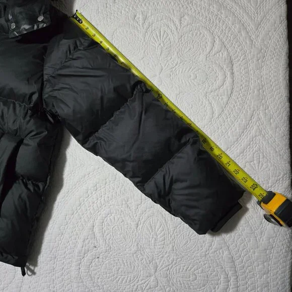 COACH Down Puffer Hooded Coat ~ Women’s ~ Medium ~ Black - Picture 8 of 16